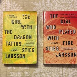 The Girl with the Dragon Tattoo and The Girl Who Played with Fire Books